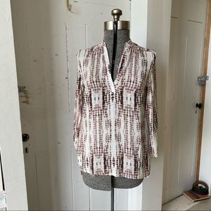 Honey Punch Tie Dye Tunic Top Side Pockets